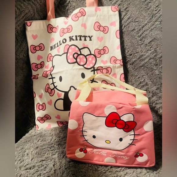 Hello Kitty Tote and Lunch Bag Set - Picture 1 of 9